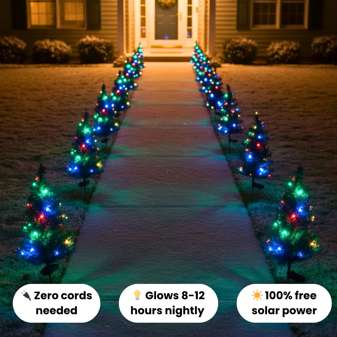 Solar Christmas Tree Lights