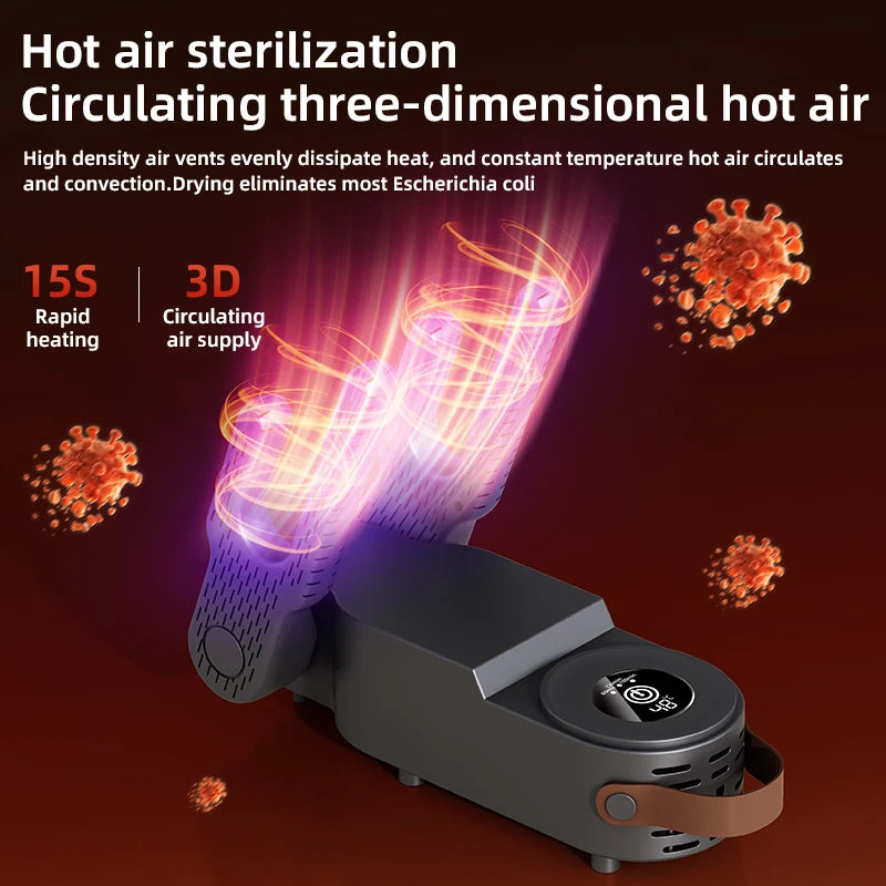 NoireCraft 2025 New Electric Shoe & Boot Dryer with UV Deodorizer