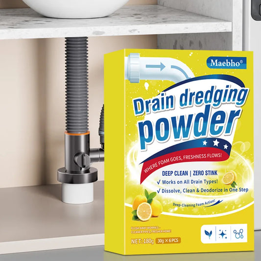 Sewer unblocking powder